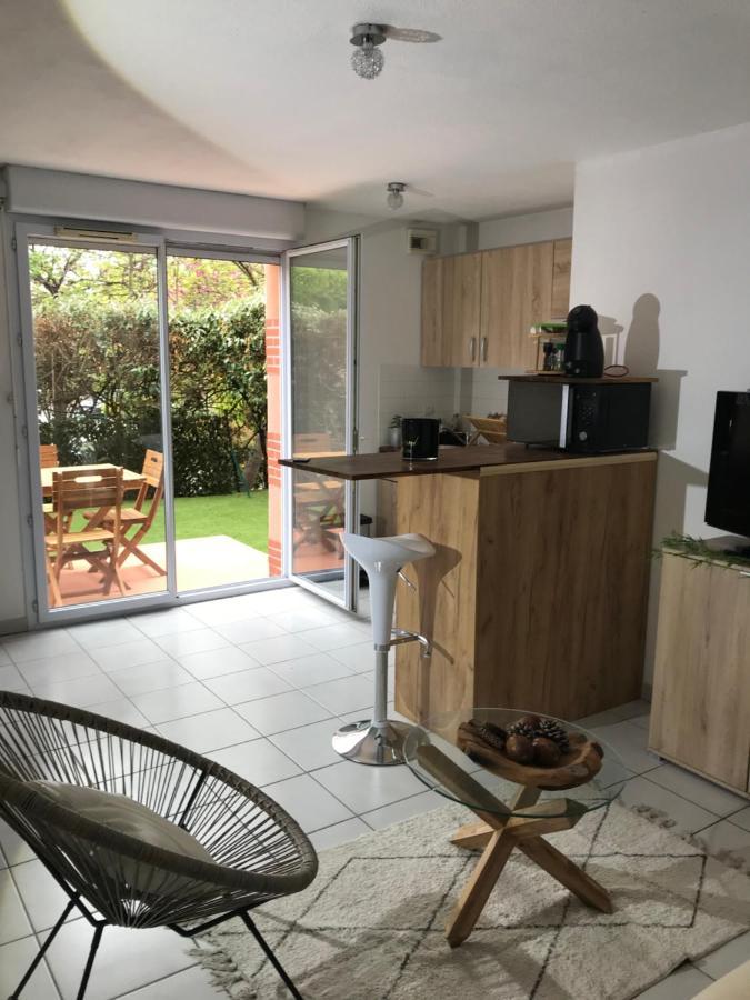 T2 Climatise Jardin & Court De Tennis/Piscine /Parking/Fibre Toulouse Exterior foto